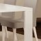 Elegance Diamond White Dining Table by At Home USA w/Options