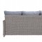 Greeley Outdoor 4Pc Patio Sofa Set OT01090 in Gray by Acme