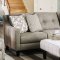 Dorset Sofa & Loveseat Set SM8564 in Light Gray Fabric