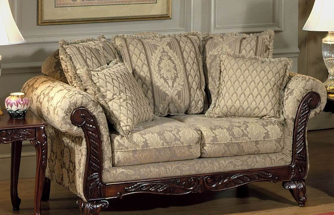 Beige Clarissa Carmel Fabric Traditional 2Pc Sofa Set w