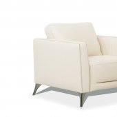 Malaga Sofa 55007 in Cream Leather by MI Piace