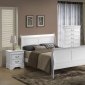 Louis Phillipe Bedroom Set 5Pc in White by Lifestyle w/Options