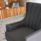 Palmer Accent Armchair in Anthracite Fabric by Bellona