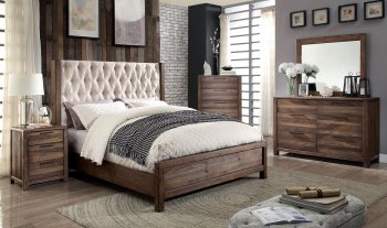 Hutchinson CM7577 Bedroom in Rustic Natural Tone w/Options [FABS-CM7577-Hutchinson]