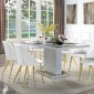 Gaines Dining Room 5Pc Set DN01261 in Gray by Acme w/Options