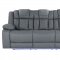U7068 Power Motion Sofa in Gray PU by Global w/Options