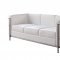 Cour Sofa in White Leather by J&M w/ Options