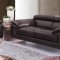 A973 Sofa in Coffee Premium Leather by J&M w/Options