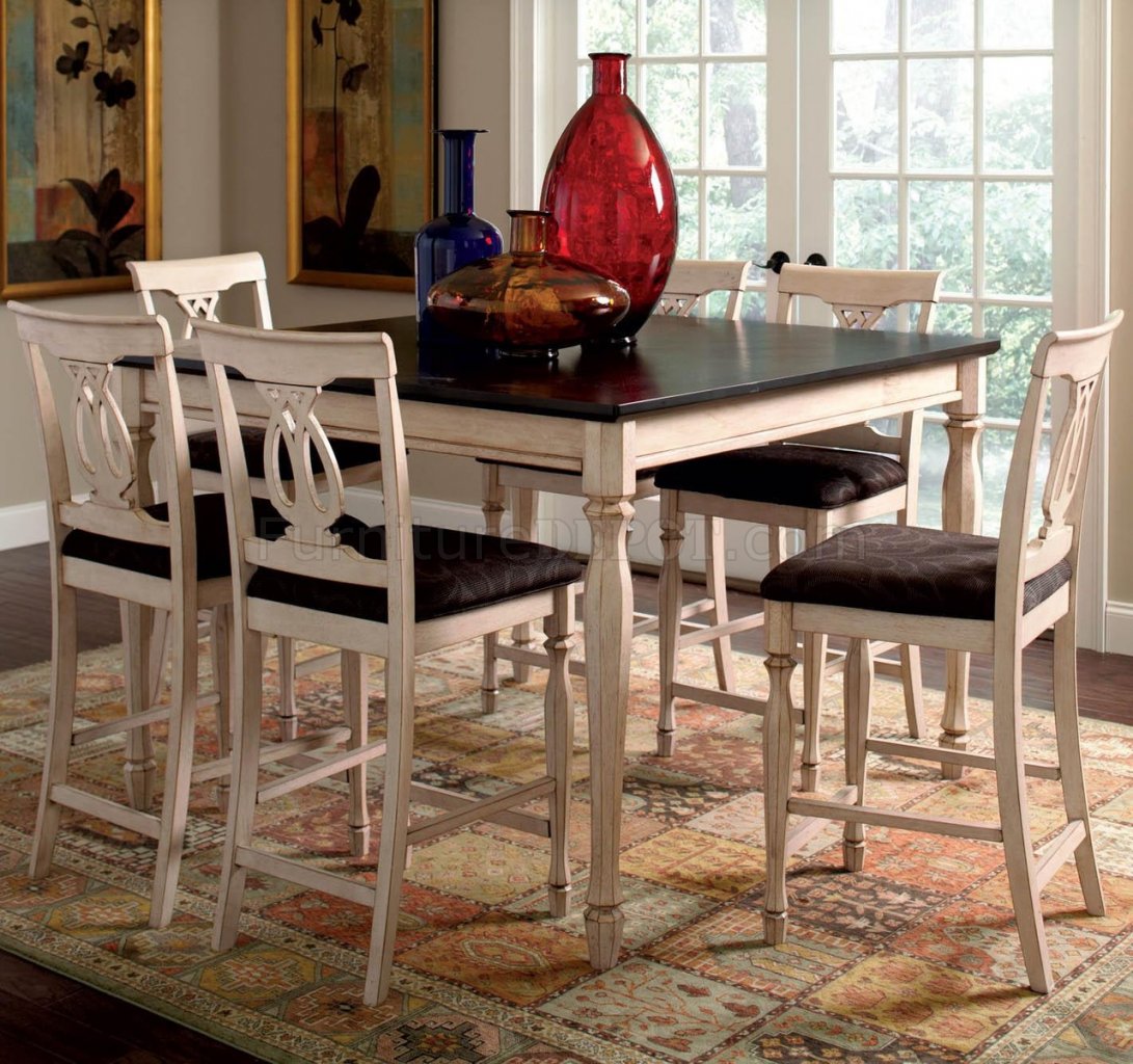 103588 Camille Counter Height Dining Table by Coaster w/Options - Click Image to Close