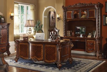 Vendome Home Office Desk 92125 in Cherry by Acme w/Options [AMOD-92125 Vendome]