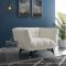 Adept Sofa in Ivory Velvet Fabric by Modway w/Options