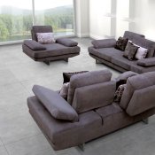 1174 Sofa in Grey Fabric by ESF w/Optional Loveseat & Chair