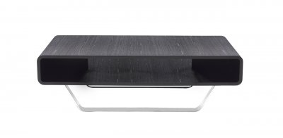 136A Coffee Table in Grey by J&M w/Chrome Legs