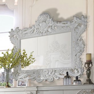 Adara Mirror BD01250 in Antique White by Acme