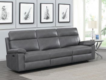 Albany Power Sofa 603271PP in Gray by Coaster w/Options [CRS-603271PP-Albany]