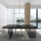 Cloud Dining Table in Grey by J&M w/Glass Base & Options