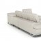 Quebec Sectional Sofa 8488A in Light Grey Eco-Leather by VIG