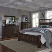 Lucca Bedroom 5Pc Set 535-BR in Cordovan Brown by Liberty