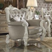 Versailles Chair 52127 in Vintage Gray PU by Acme w/Options