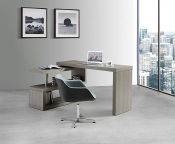 A33 Modern Office Desk in Matte Grey by J&M [JMOD-A33 Matte Grey]