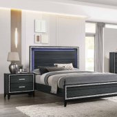 Haiden Bedroom Set 5Pc 28430 in Black by Acme w/Options
