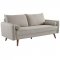 Revive Sofa & Loveseat Set in Beige Fabric by Modway