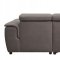 Haruko Sectional Sofa 55535 in Light Brown by Acme w /Sleeper