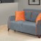 Venedik Sofa Bed in Grey Microfiber by Rain w/Optional Items