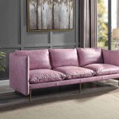 Metis Sofa LV01018 in Wisteria Grain Leather by Acme