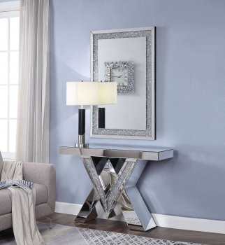 Noralie Console Table 90444 in Mirror by Acme w/Options [AMCT-90444-Noralie]