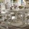 Versailles Dining Table 61130 in Bone White by Acme w/Options