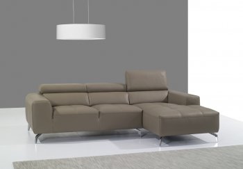 A978b Sectional Sofa in Burlywood Premium Leather by J&M [JMSS-A978b Burlywood]