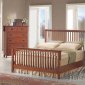 Oak Finish Bedroom With Contemporary Classic Details