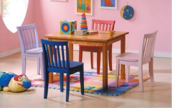Multi Color Kid's Dining Set [AMKD-105-4002]