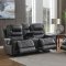 North Power Recliner Sofa 650407PP in Gray by Coaster w/Options
