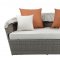 Salena Patio Canopy Sectional & Ottoman 45025 in Gray by Acme