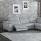 Cinque Power Recliner Sectional 8256GY - Light Gray -Homelegance