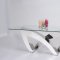 Glass Top & Black Base Modern Dining Table w/Optional Chairs