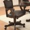Turk 100872 Office Chair in Black Leatherette by Coaster