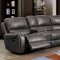 Joanne Motion Sectional Sofa CM6951GY in Gray Leatherette