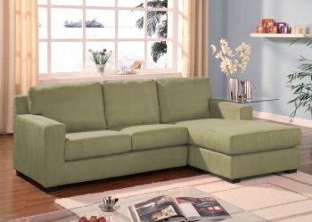 05915 Vogue Sage Microfiber Reversible Sectional Sofa by Acme [AMSS-05915 Vogue]