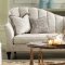 Athalia Sofa 55305 in Shimmering Pearl Fabric by Acme w/Options