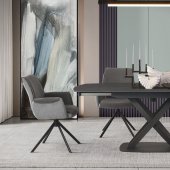D93021DT Dining Table by Global w/Optional D81216DC Chairs