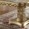 Bennito Dining Table 703 in Gold Tone by Meridian w/Options