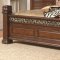 Rich Brown Finish Traditional Bedroom w/Optional Casegoods