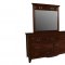 Drayton Hall Bedroom Set 5Pc 6740 in Bordeaux by NCFurniture