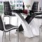 128DT Dining Table in White & Black by American Eagle w/Options