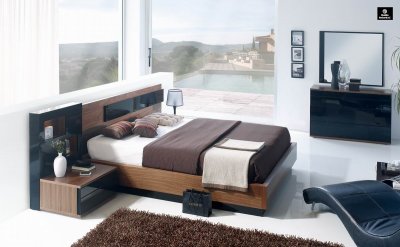 Modern Two-Tone Finish Jana Bedroom by Camelgroup, Italy