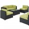 Aero Outdoor Patio Sectional 7Pc Set Choice of Color by Modway