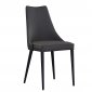 Bosa / Moderna Dining Chair Set of 2 in Gray Leatherette by J&M
